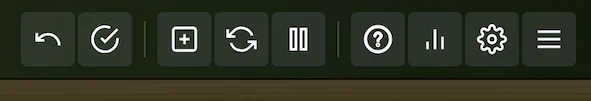 Soliteur toolbar